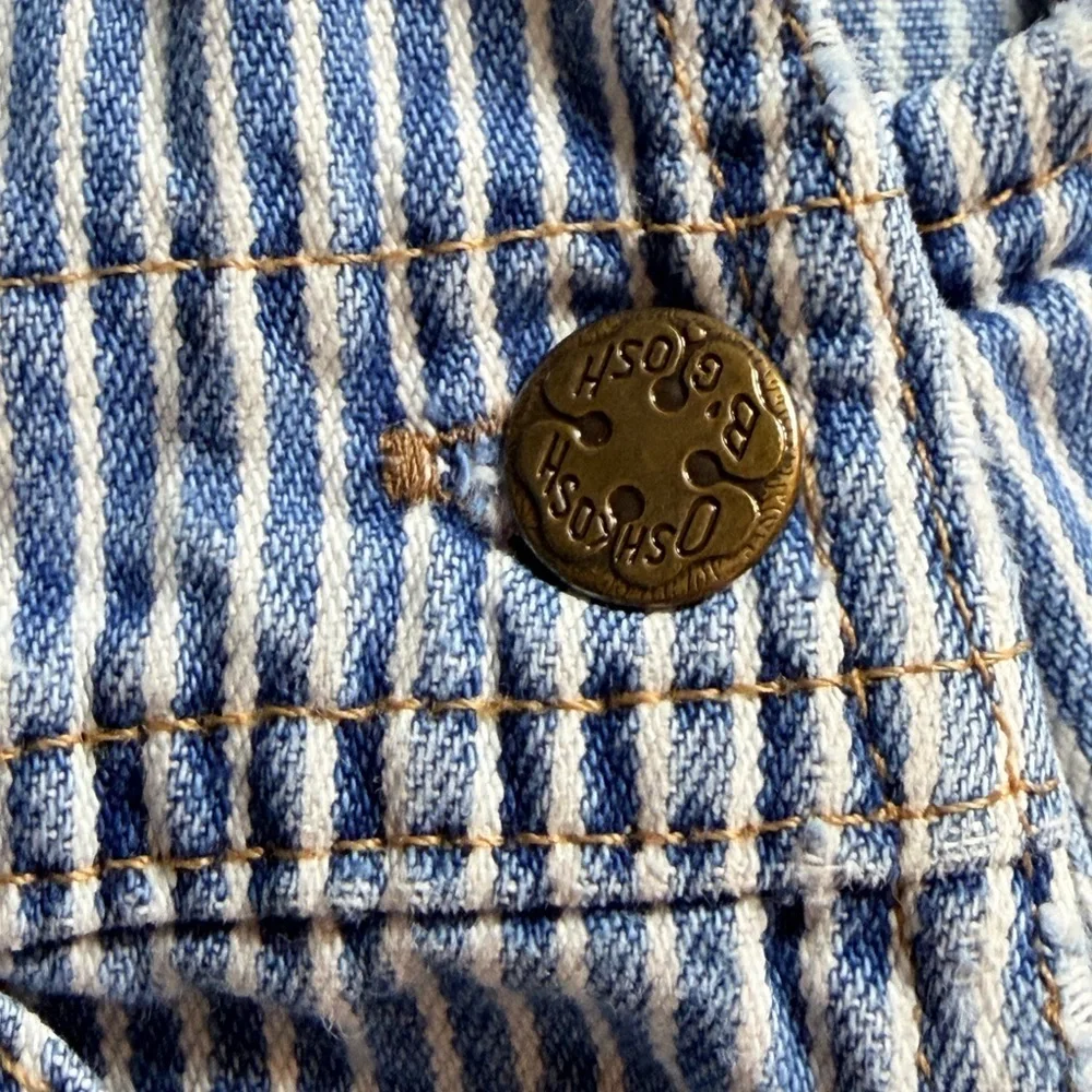 Vintage OshKosh B’gosh Railroad Hickory Stripe Overalls | 12–18M